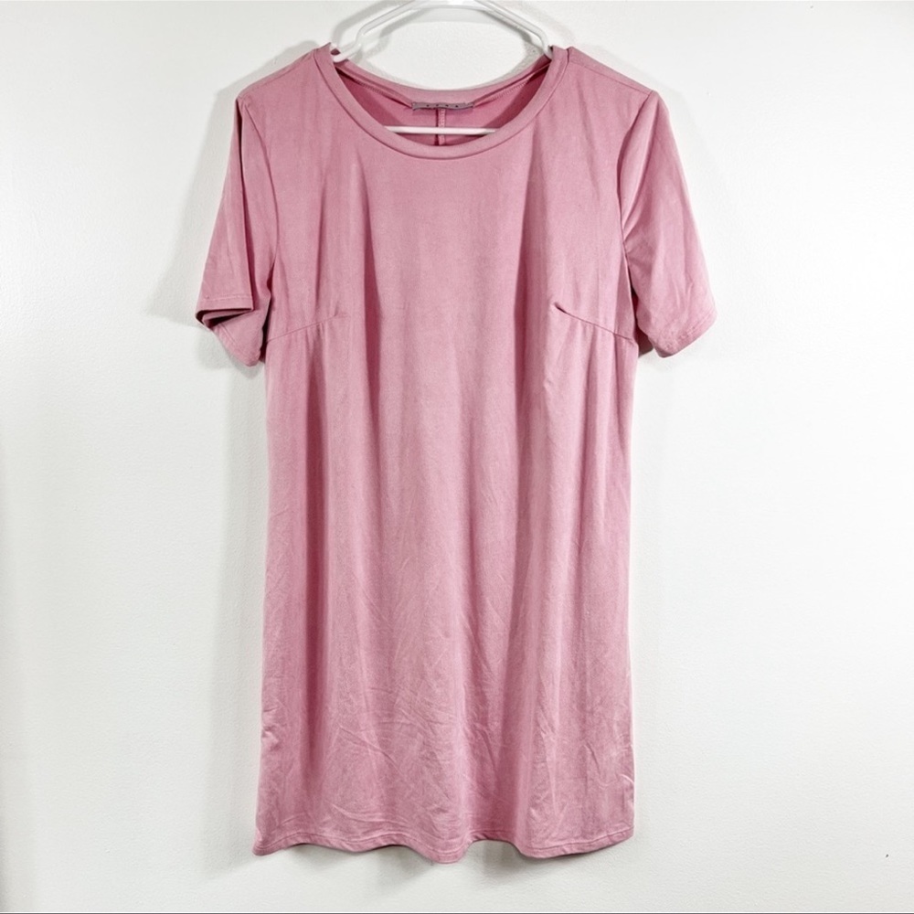 Ezra Pink Shift Dress Large
